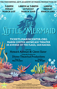 Performing Arts Academy of Marin Presents Disney's The Little Mermaid